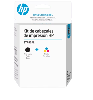 Kit de Cabezales de Impresión HP GT 3YP86AL Negro/Tricolor