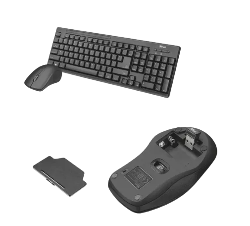 Combo Teclado Mouse TRUST Ziva Inalámbrico