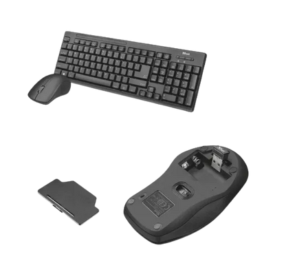 Combo Teclado Mouse TRUST Ziva Inalámbrico