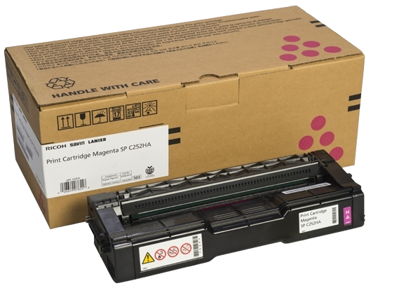 Toner para impresora magenta  RICOH SP C252DN