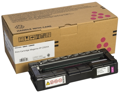 Toner para impresora magenta  RICOH SP C252DN