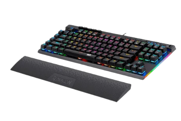 Teclado gamer Redragon Magic Wand Pro K587-PRO Mecánico con luz RGB