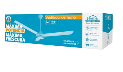 Ventilador de Techo Bronce Home Elements