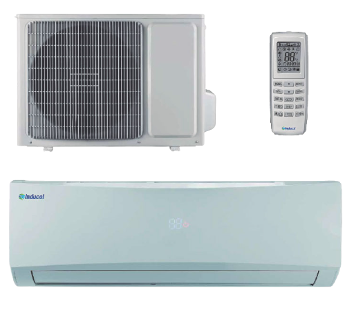 Aire Acondicionado Inducol Minisplit de 12000 BTU Inverter 220 Voltios