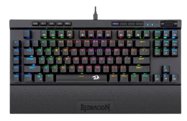 Teclado gamer Redragon Magic Wand Pro K587-PRO Mecánico con luz RGB