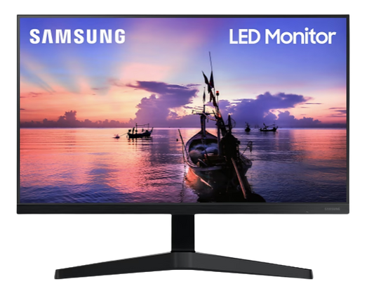 Monitor SAMSUNG de 27 pulgadas plano sin bordes LF27T350FHLXZL