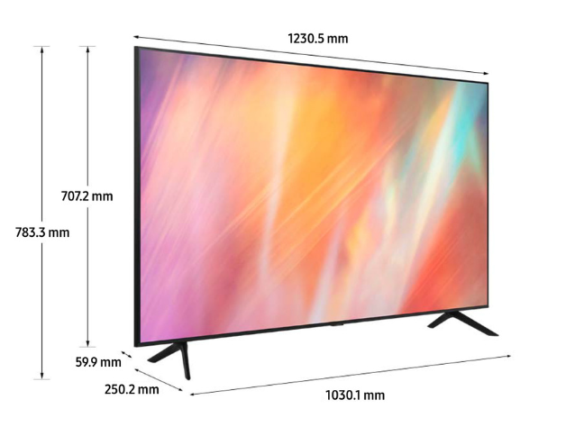 Televisor SAMSUNG 55 Pulgadas UHD 4K 55AU7000 SMART TV