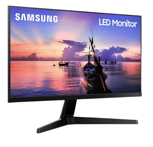 Monitor SAMSUNG de 27 pulgadas plano sin bordes LF27T350FHLXZL