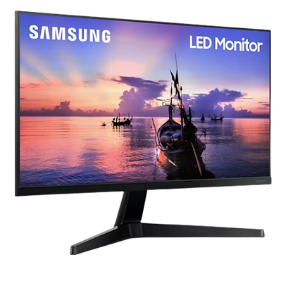 Monitor SAMSUNG de 27 pulgadas plano sin bordes LF27T350FHLXZL