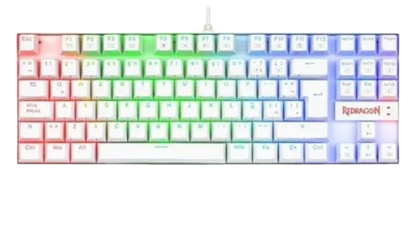 Combo teclado y mouse REDRAGON K552RGB-BA-W-SP WHITE K552RGW+M607W SPA